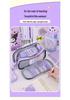 Large Capacity Three-Layer Pencil Case with Color Blocking - Multi-functional Stationery Box for Students