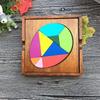 Wooden Puzzle Toy: Intellectual Number Game, Irregular Platter, Kongming Lock, Luban Ball, and Color-Matching Chess Set