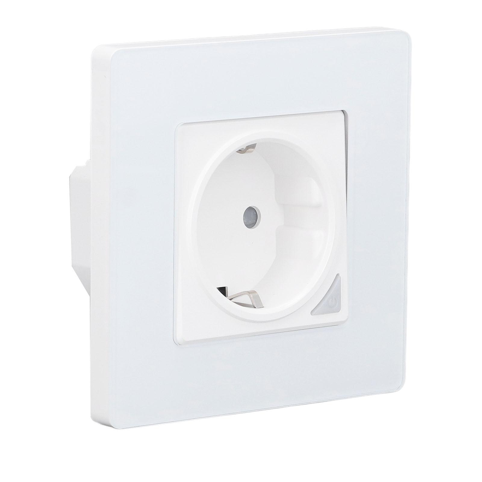 

In Wall Smart Outlet 2.4GHz Wifi Socket Waterproof Remote Control Voice Control for Google Home EU Plug
