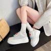 Premium thick-soled muffin little white shoes women's heightening board shoes new autumn casual sports shoes