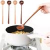 Japanese-Style Tableware Mixing Natural Solid Wood Tea Spoons Wooden Spoon Long Handle Soup Scoops