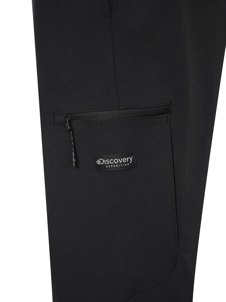 DISCOVERY EXPEDITION Women'S Tapered Cargo Jogger Pants (Black)