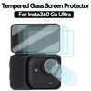 HD Clear Anti-scratch Tempered Glass Screen Lens Protector Shockproof Durable Accessories Set For Insta360 Go Ultra Action Cam