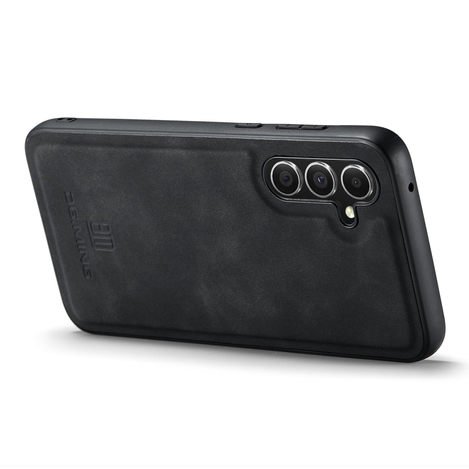 

DG.MING For Samsung Galaxy A16 5G/A16 4G Case PU Leather Covered PC+TPU Hybrid Phone Shell Coffee