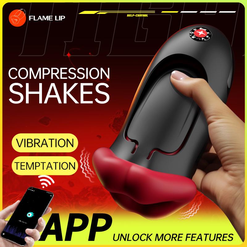 New Sex Toys for Men Compression Shakes Vibrator Automatic Male Masturbator Cup Pocket Vagina Pussy Penis Trainer Adult Supplies 18+ Increase Erection