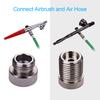 9pcs Airbrush Adapter Kit Multi Size Fitting Connector Set for Airbrush Air Hose Compatible with Badger Paasche Airbrush