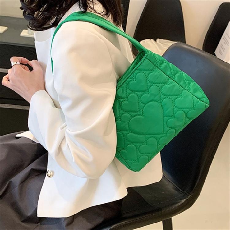 Fashionable Candy Color Underarm Bag Durable and Portable Handbag for Women
