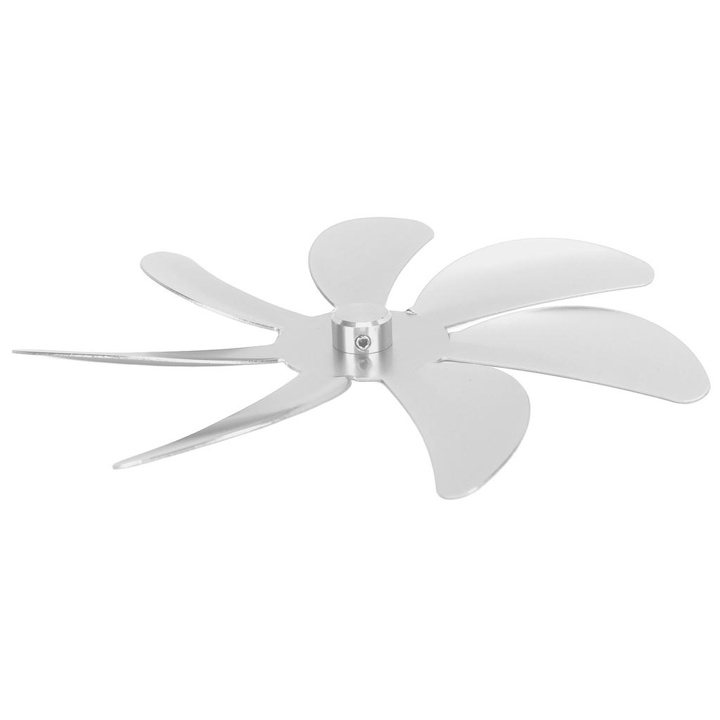 Stove Fan Aluminum Alloy Blade 7 Blades Easy Installation Universal Fireplace Fan Blade Replacement for Fireplace Fan