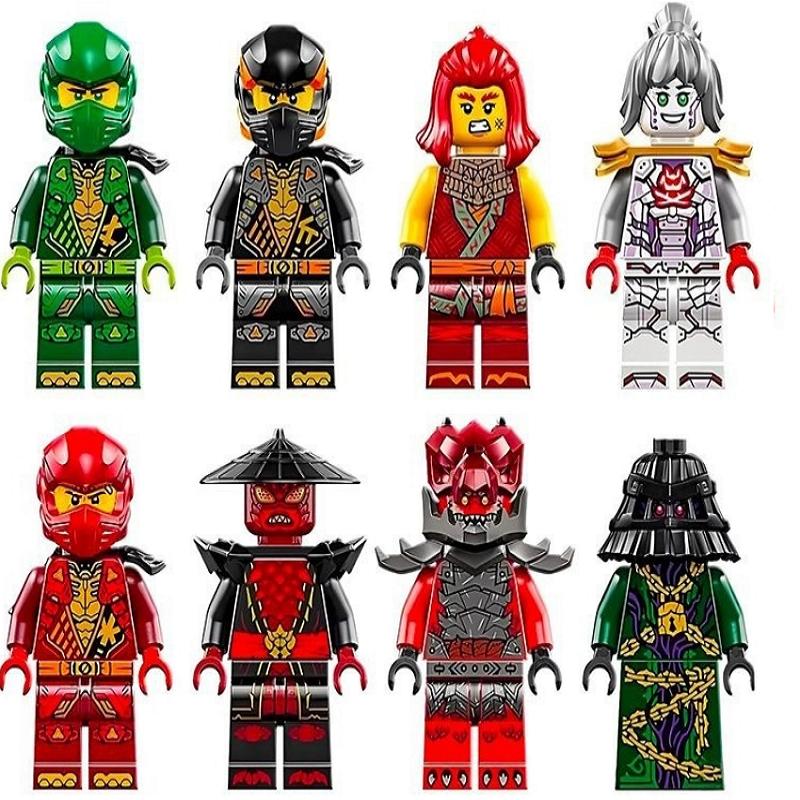 New Rare Ninja Building Blocks Phantom Villain Ninja Role Humanoid Doll Mini Character Toy Birthday Gift Funny Party