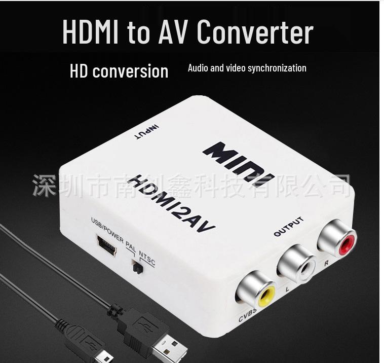 

Mini HDMI to AV 1080P Converter Adapter чорний