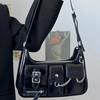 1Pc Women'S Underarm Bag Multifunctional Trendy Cool Chain Bag Single Shoulder Diagonal Crossbody Bag