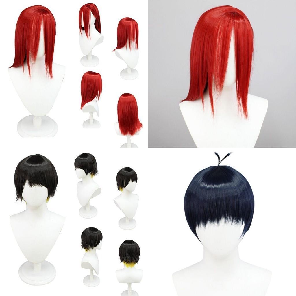 Blue Lock Cosplay Wig Heat Resistant Anime Football Character Hairpiece