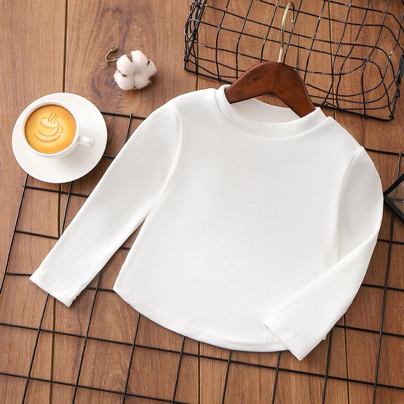 Children's T-Shirts Crew Neck Base Layer Fall/Winter Girls Boys Long-Sleeve T-Shirt Thermal Top
