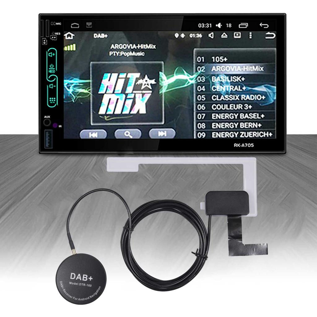 Universal DAB Antenna USB Portable Adapter 4.4 5.1 6.0 7.1 8.0 9.1 9.81 10.1 10.3 Car Player For Europe/Australia