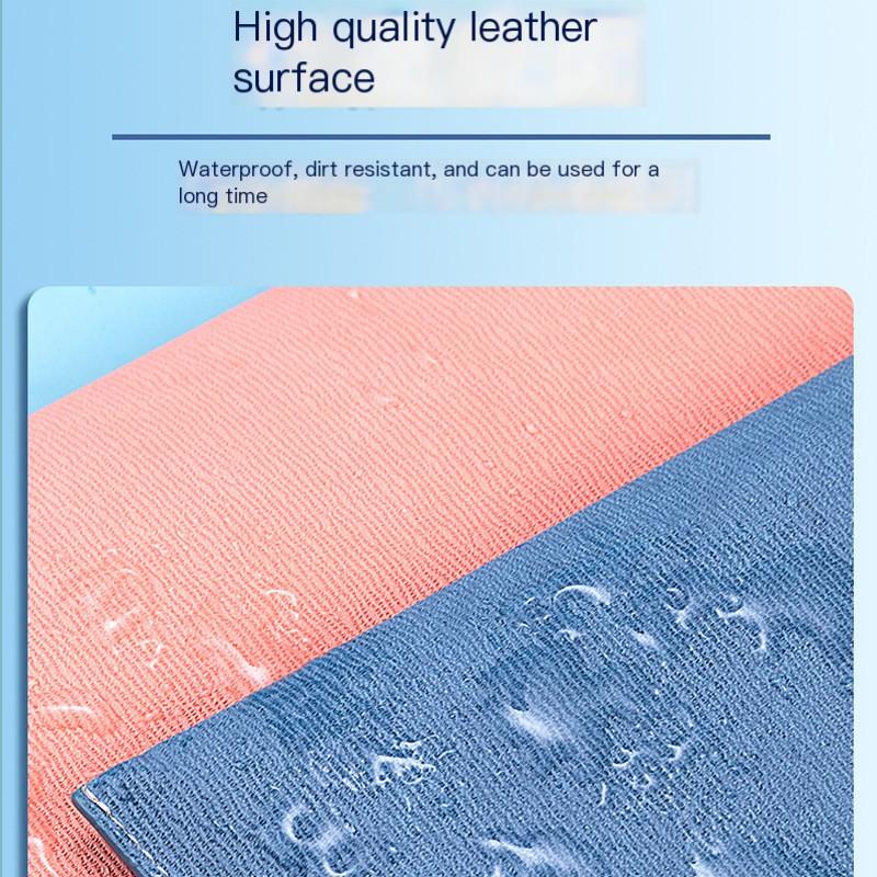 Professional Custom Leather Business Portfolio Bag A4 Document Folder Binder with Card Holder Custom Logo Presentation Folder