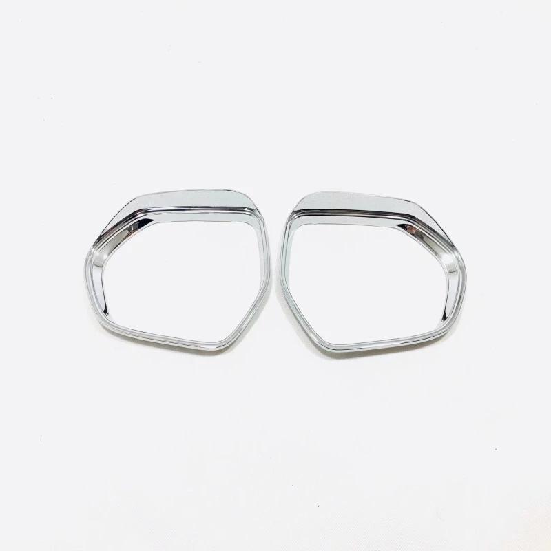 

For Mazda 2 Hybrid 2024 Rearview Mirror Cover Rear View Mirrors Rain Eyebrow Frame Trim ABS Sticker Car Styling Accessories Silver A