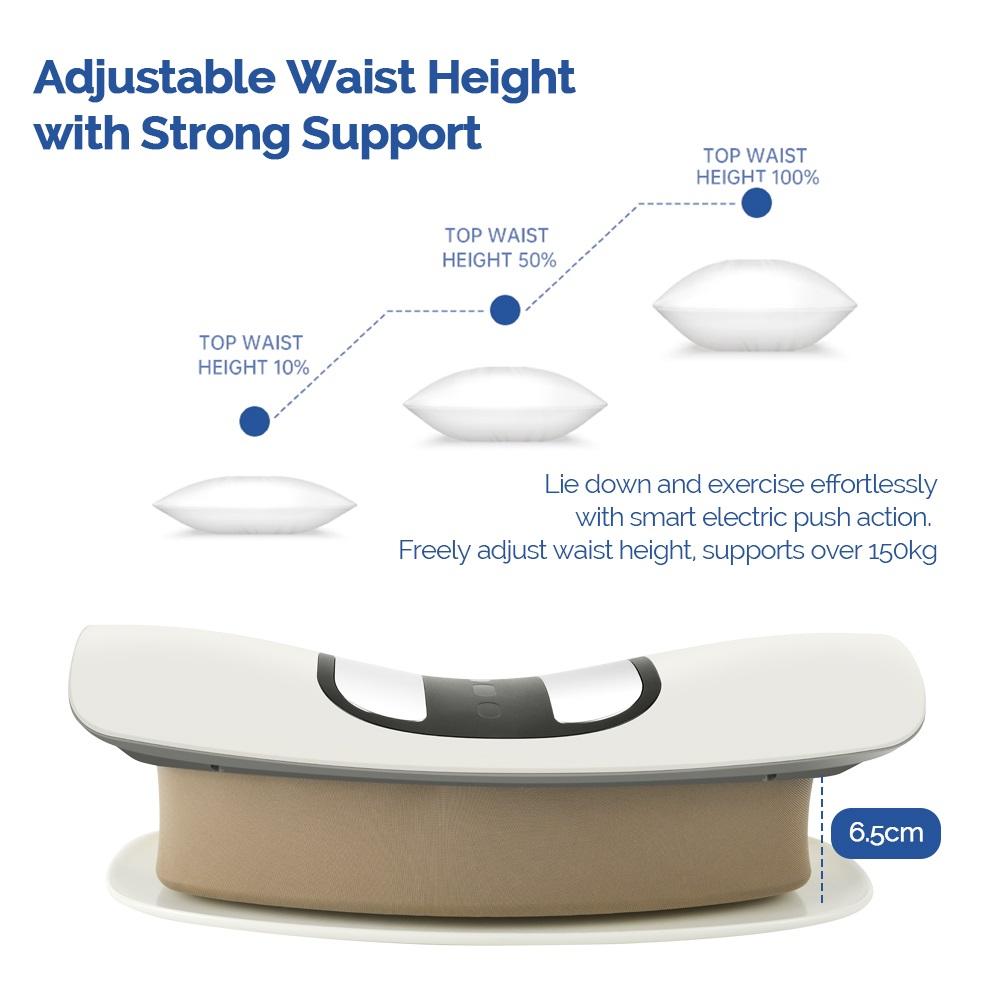 Lumbar Traction Massager Waist Protcetion Electric Waist Massage Relax Cushion Ergonomically Designed Waist Support Pad