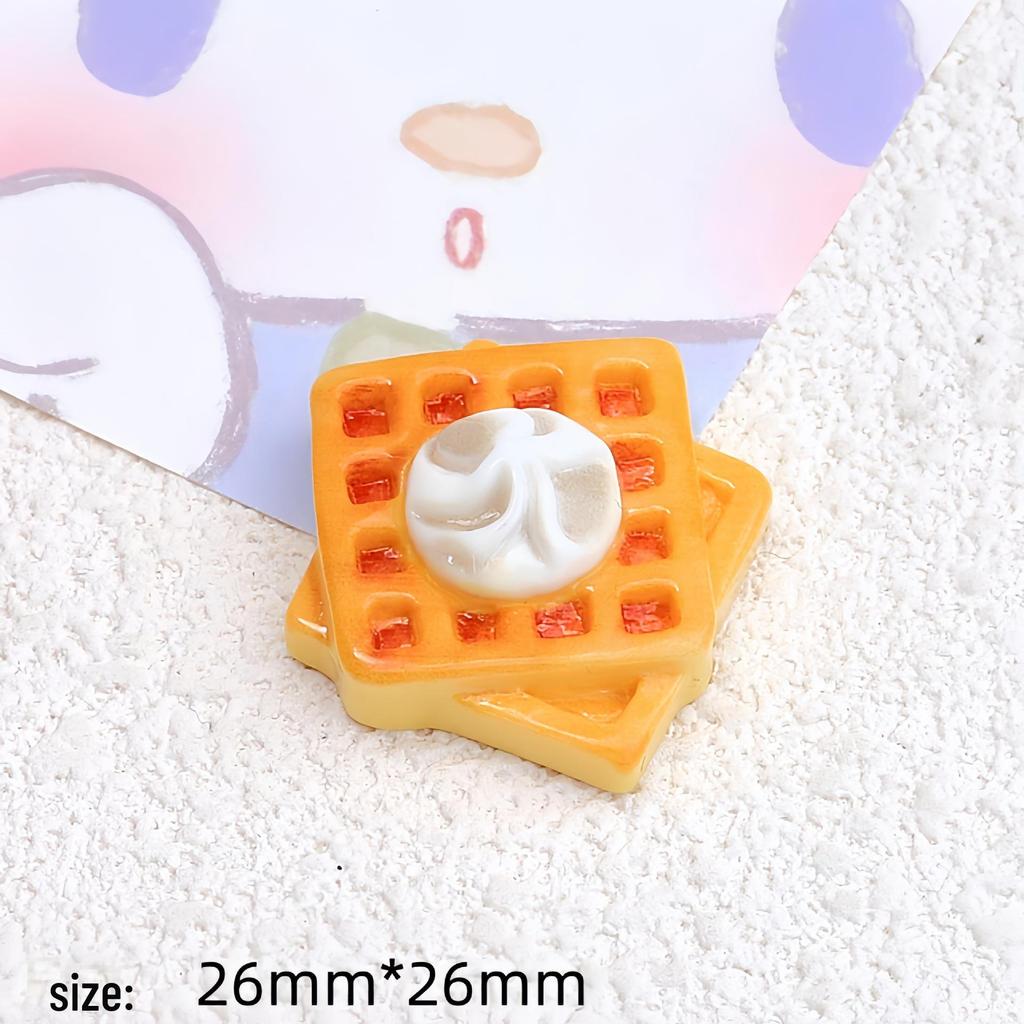 Simulation Food Play Bread Series: DIY Cream Glue, Hairpin, Shoe Buckle, Resin Decorative Accessories.