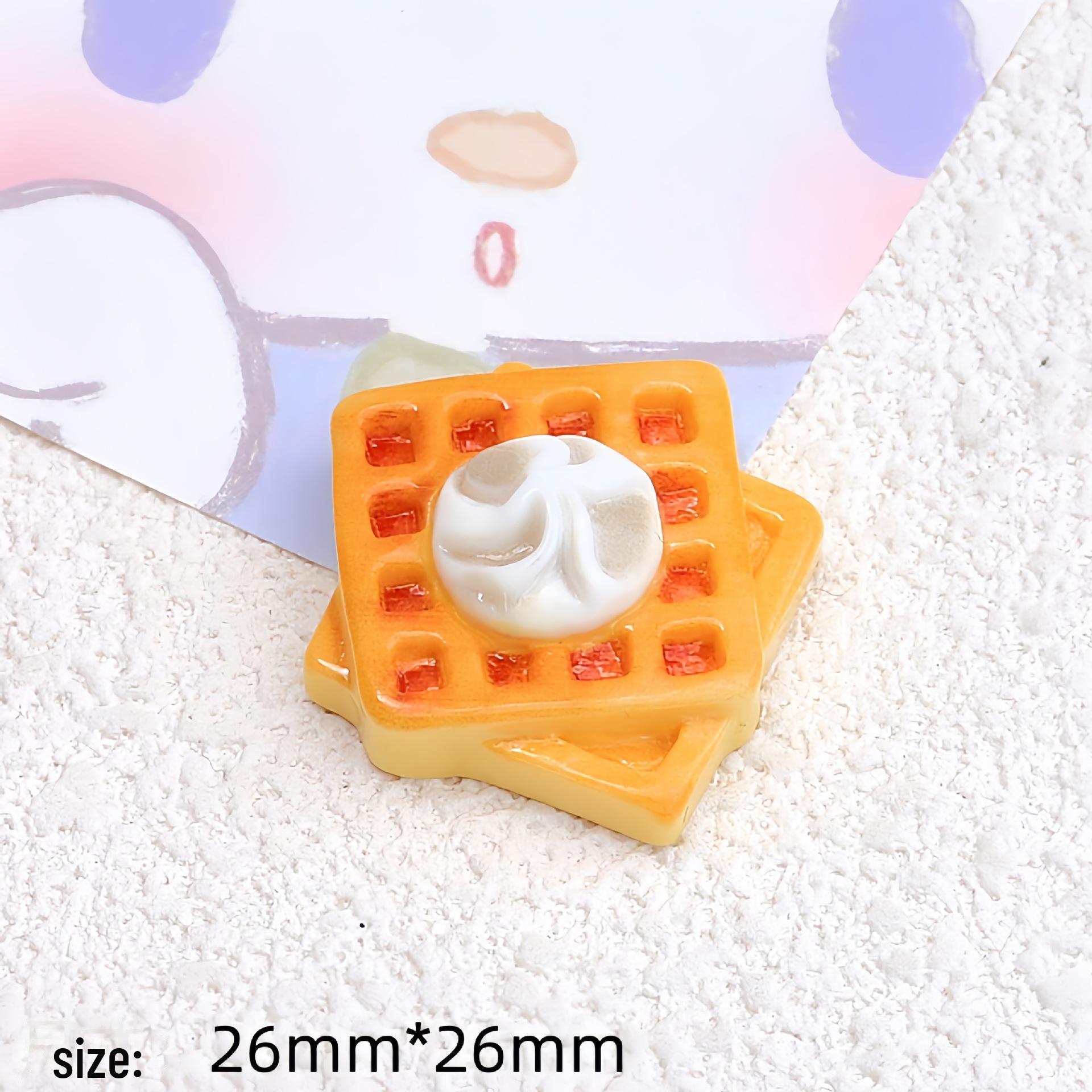 

Моделювання їжі Грати Хліб Серія: Крем-клей своїми руками, шпилька для волосся, пряжка для взуття, декоративні аксесуари зі смоли.