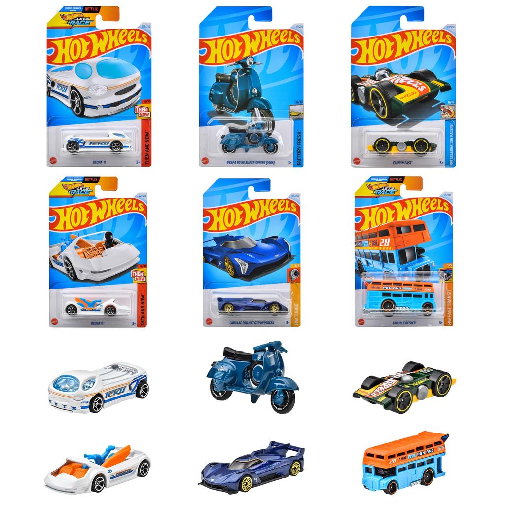 Hot Wheels Basic Car M Assortment 36 Cars Box Sale Vehicle Toy Mini Car 3 Years Old and Up Multi 98MM-C4982