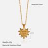 Titanium Steel Women Necklace Fade Resistant Collarbone Chain Minimalist Small Pendant Jewelry Accessory