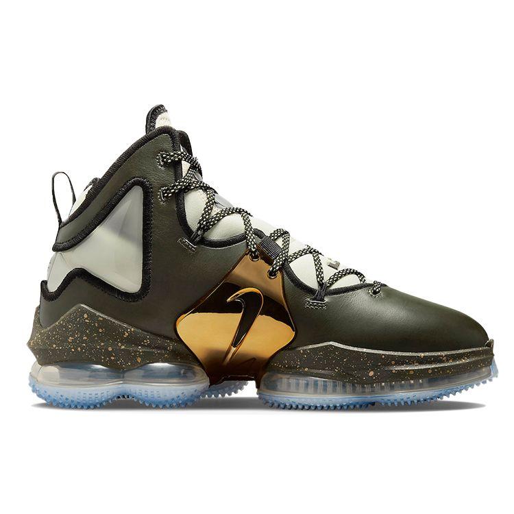 Nike LeBron 19 Chosen 1 Men Sneakers Green Cargo-Khaki Black DQ7548-301