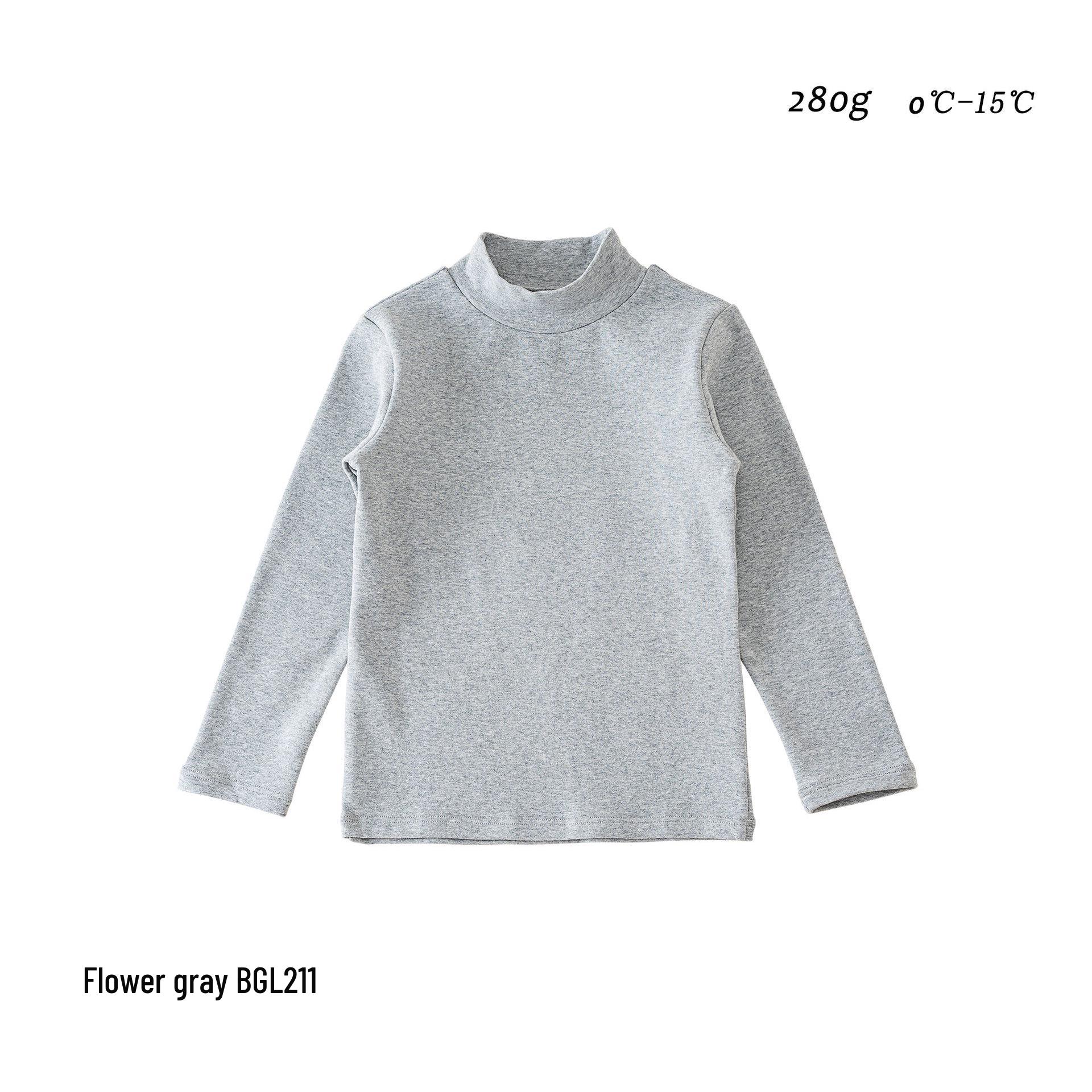 

Уютный детский хлопковый базовый слой Cozy Sprout с полувысоким воротником для осени/зимы 150cm (65-80 Jin)