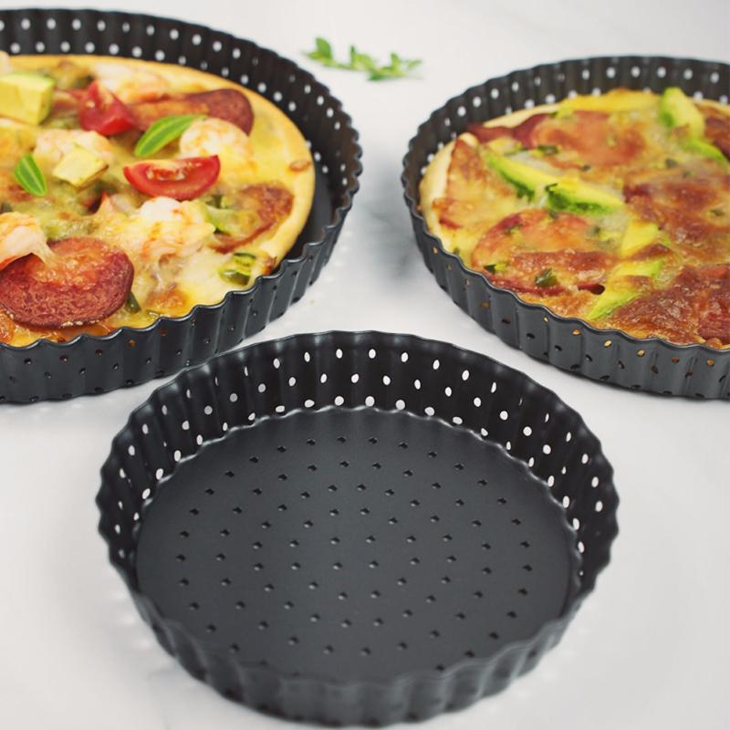 5 8 9 Inch Round Pizza Pan with Holes Steel Nonstick Baking Tray for Oven Perfect for Cheese Pizza