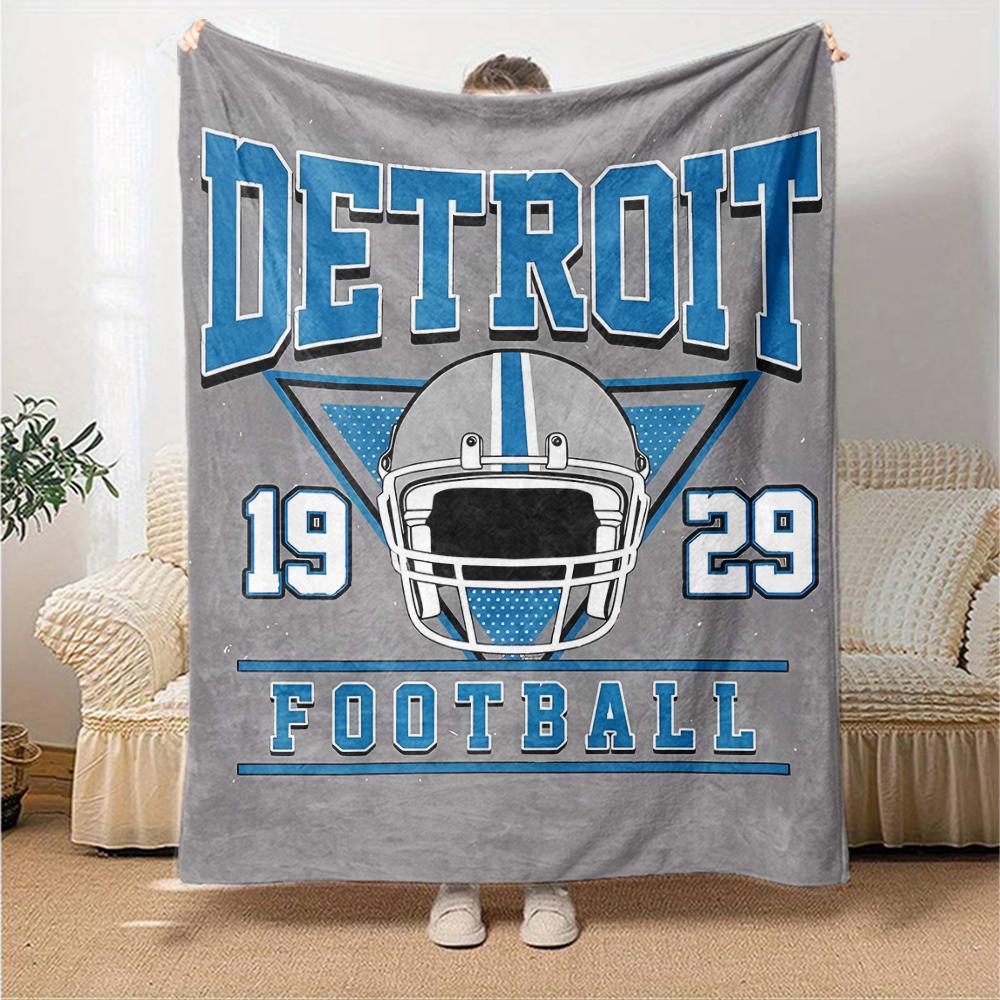 1pc Football Team (71) Blanket, Gift, for Men and Women, Soft Blanket, Good for Sofa Bed Couch Travel, Lightweight Flannel Blanket