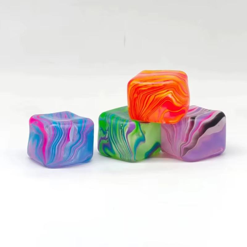 New Snowflake Ice Cube Malt Sugar Squishy Blind Box Stress Relief Slow Rebound Anti-Anxiety Squeeze Toy Puzzle Hands-On Toys