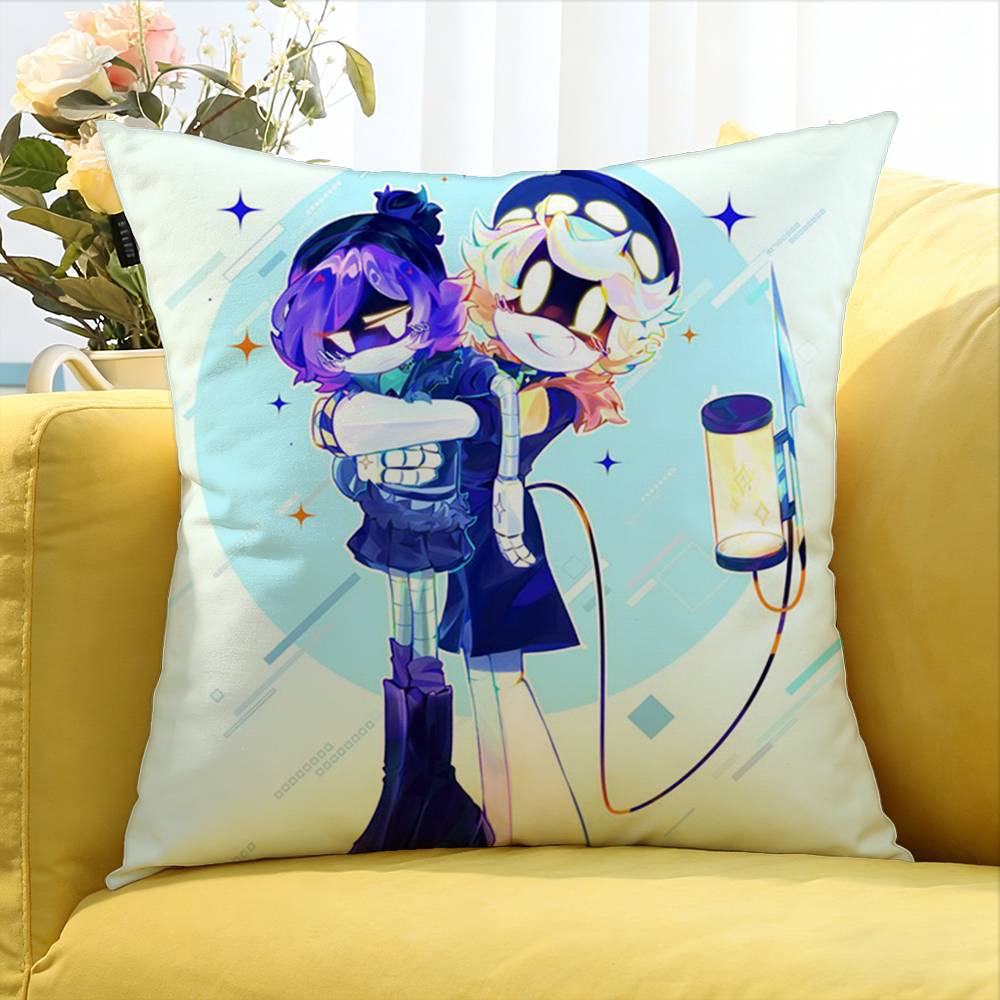 M-Murder Drones Various Sizes Square Pillow Case For Car Home Bedchamber Decor