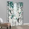 2pcs   Minimalist Curtains  Print Colorful Hummingbird Versatile Polyester (without Rod) Stuff Clearance Use for Living Room