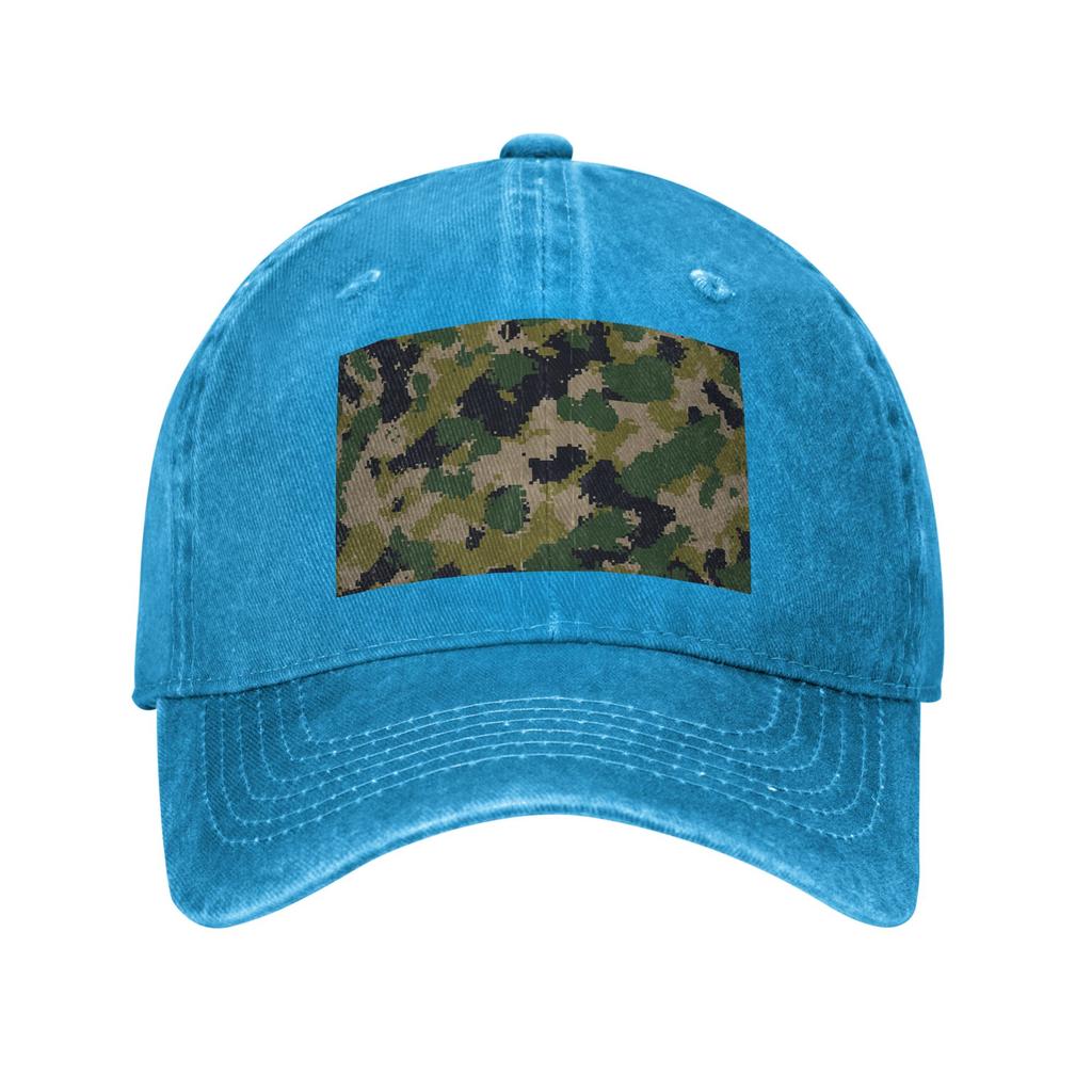 Splintertarn GerUnisex WW2 Camouflage Army Military Camo Denim Cap Casual Baseball Caps Adjustable Hat Summer Unisex Baseball Hats
