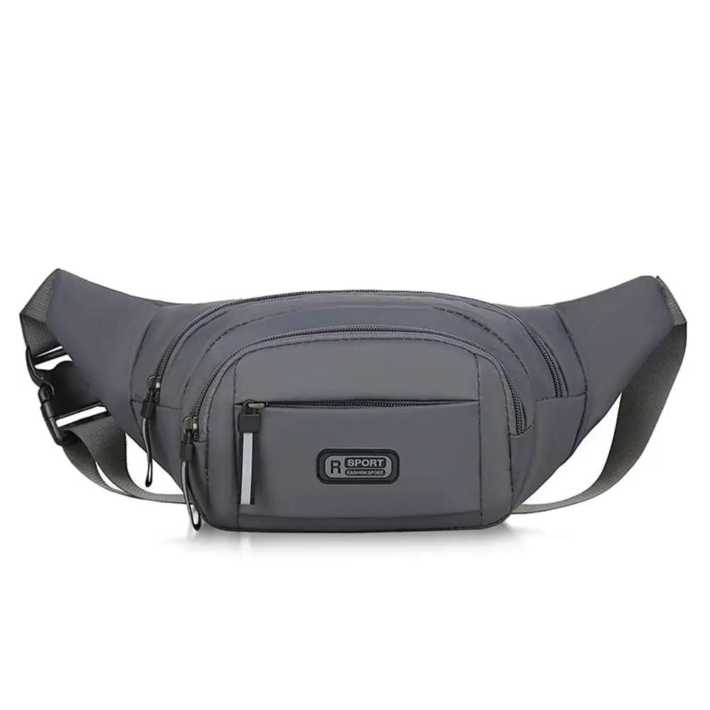 Waterproof Waist Bag Korean- High-capacity Outdoor Sports Fanny Pouch Canvas Child Banana Bag for Girls Kids Bag