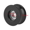 4Pcs 0840UU U Type U-Groove Pulley Roller Guide Wheel 8x40x20.5mm Pulley Wheel Poleas Para Cuerdas