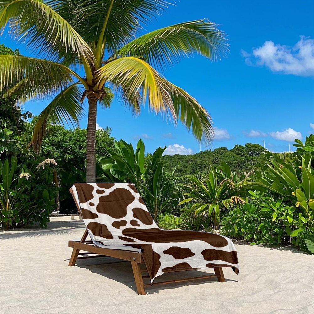 Cow Print Quick Drying Bath Towel Microfiber beach towel - light weight swimming camping  yoga beach out