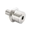 Gewinde-Umrüstfitting aus Edelstahl 304: Metrischer Reduzierer von Männlich M20X1.5 auf Männlich M10X1 (0566)