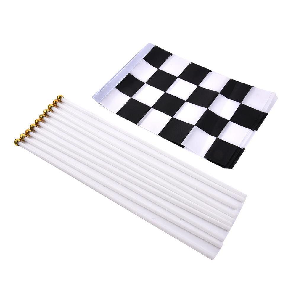 Cheer Race Flag Racing Party Check Flag Racing Polyester Flags Racer Checkered Flags Waving Flags