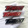 Metall TURBO Auto Logo geeignet für Karosserie Kofferraum Heck Seite Autoaufkleber Decal Dekoratives Zubehör