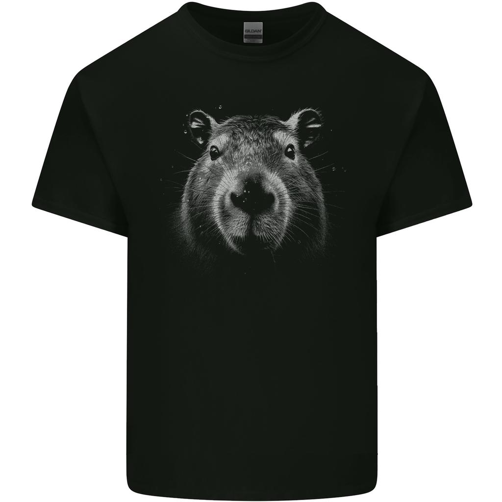 A Cool Capybara Mens Cotton T-Shirt Tee Top