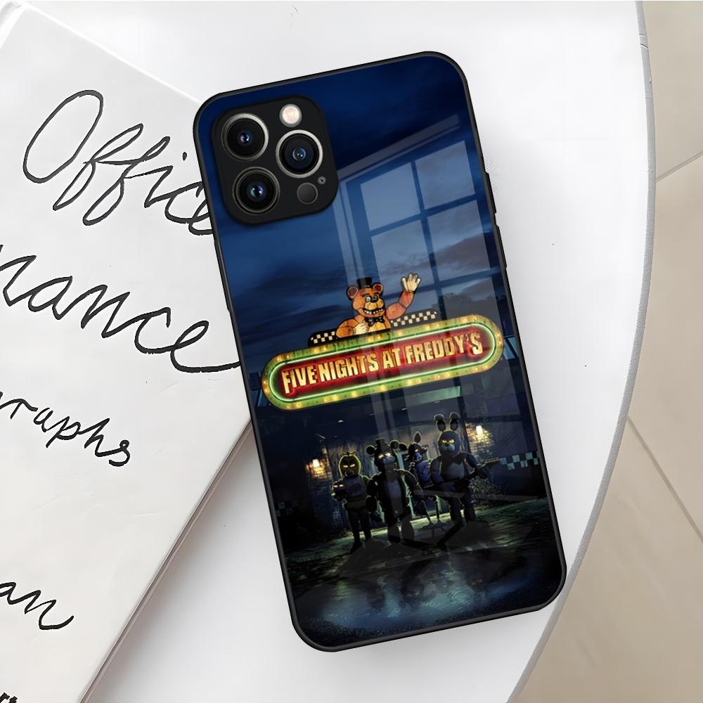 Fnaf Five-nights-At-Freddys Phone Case for Iphone 16 15 14 12 11 13 Pro Max Mini X Xr Xs Se 8 Puls glass Cover
