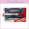 Alloy Car Bus Stop Scene Toy Set For Kids With Light Sound Functionality