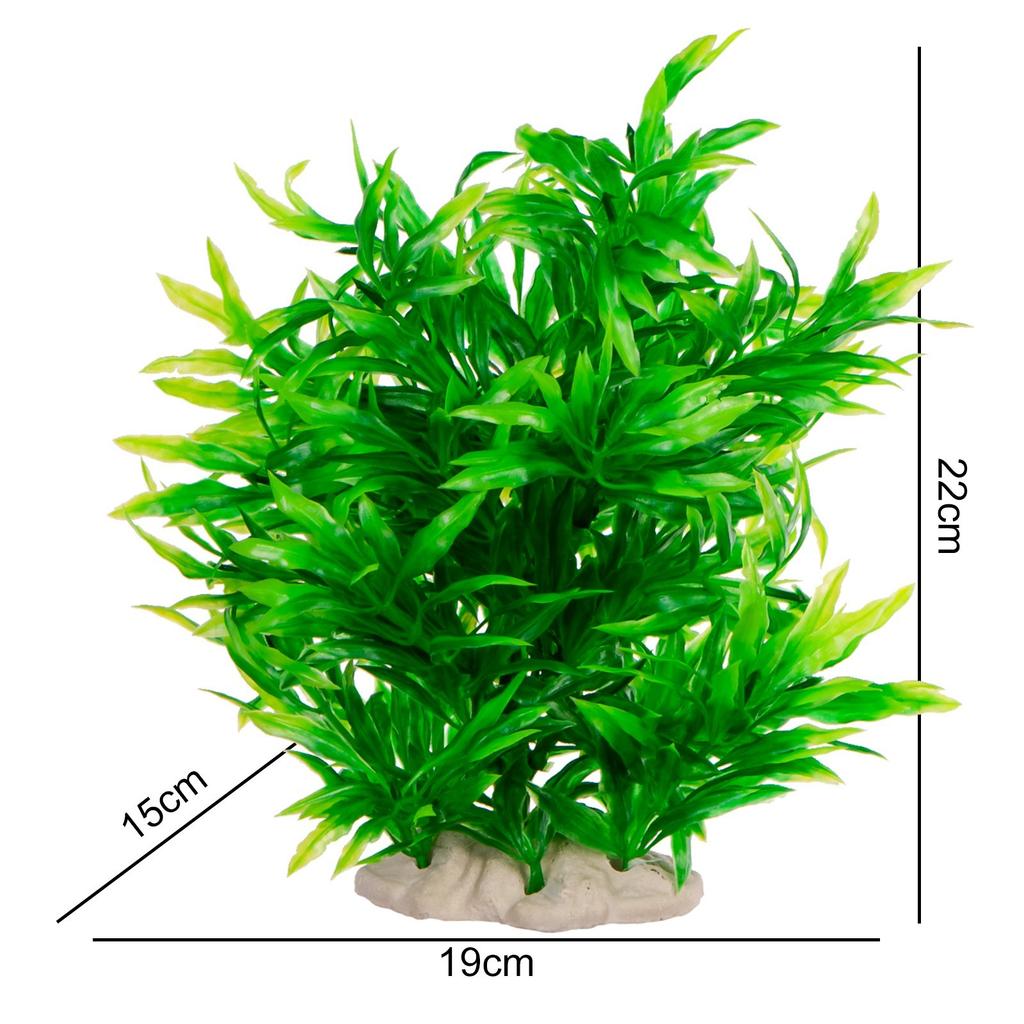 Artificial Plant Tall Leafy Ornament Aquarium Decoration