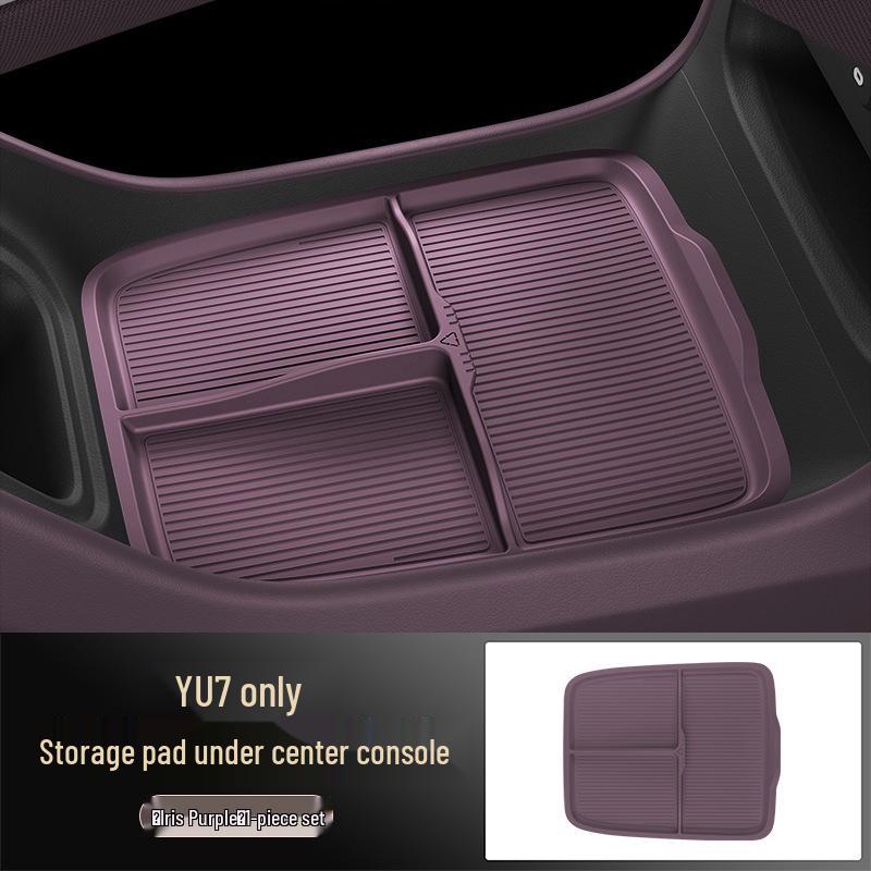 Xiaomi YU7 Silicone Under-Center Pad & Protective Cup Holder for Cars