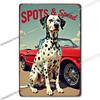 Vintage Cute Dog Themed Metal Tin Sign Retro Funny Puppy Wall Art Decor for Home Pet Shop Man Cave Rustic Iron Painting Plaque