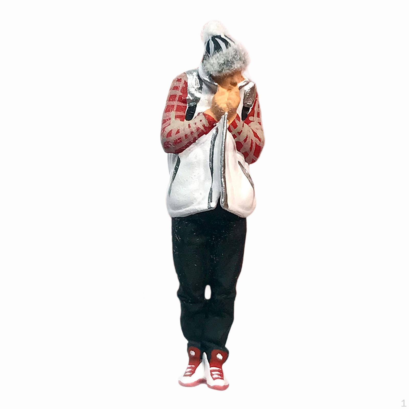 

1/64 Models People Figures Resin Dollhouse Model Diorama Scenery Photography Prop Painted