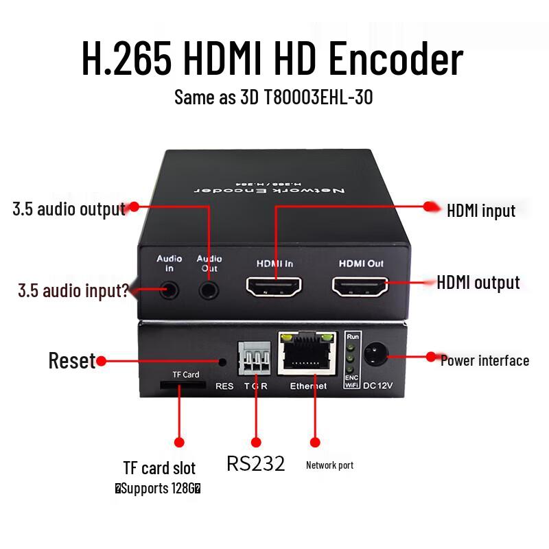 HDMI SDI Video Encoder with Live Streaming & Recording