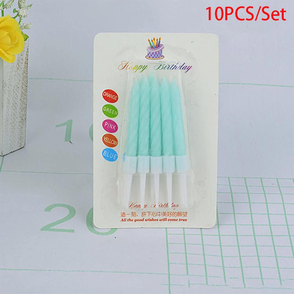 10 Stück Geburtstag Fadenkerze Kinder Kreative Backparty Kuchen Dekoration Ein Jahr Netz Rot Digital Bunt Bleistift