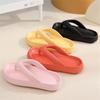 Flip-Flops Sommer Casual Tanga Hausschuhe Outdoor Strand Sandalen EVA Flache Plattform Bequeme Schuhe Frauen Paar Dicke Sohlen