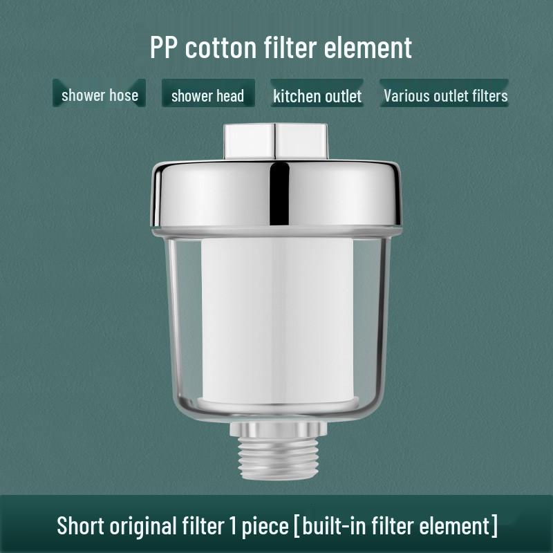 Universal Shower Head Water Filter Cartridge - PP Cotton Purifier for Bathroom